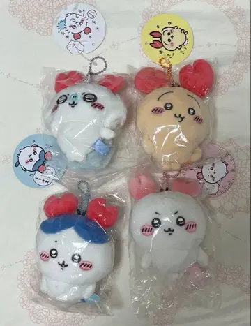 치이카와 하치와레 토끼 모몽가 게인 치이카와 마스코트 4종 세트