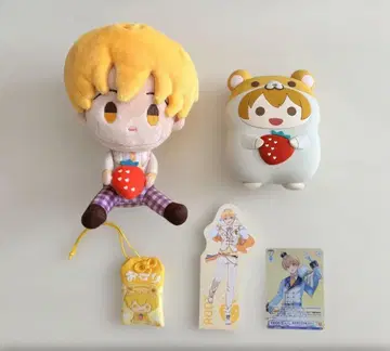 루토 스토푸리 봉제 인형 파우치 부적 메모장 카드 세트 제일복권