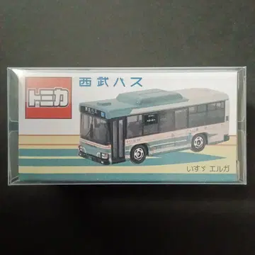 프로텍터 포장 특주 토미카 세이부 버스 구 도색 이스즈 엘가 노선 버스