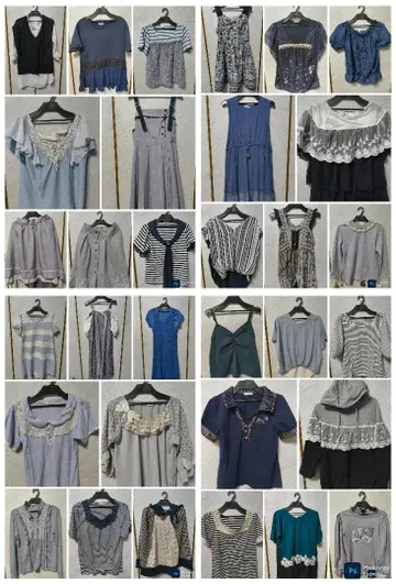 엑시즈팜 axes femme 32벌 원피스 상의 묶음 판매