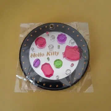 산리오 헬로키티 컴팩트 거울 반짝이는 보석