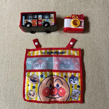 호빵맨 버스 카메라 파우치 세트
