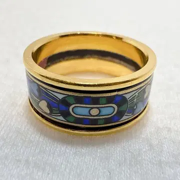 MICHAELA FREY 미카엘라 프레이 골드 컬러 블루 반지