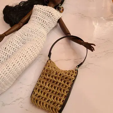 바비 포피 파커 손뜨개질 백 미니어처