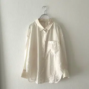 [그린 라벨 릴랙싱] 정가 8800엔 시어 로운 오버 셔츠