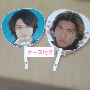 기무라 타쿠야 카토리 싱고 부채 SMAP 케이스 포함