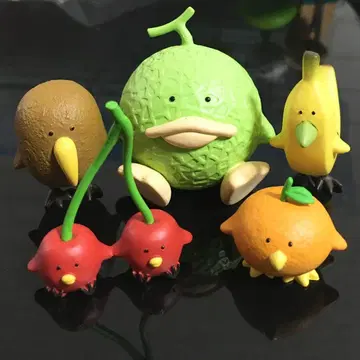 [ 귀중품 ] 트리피컬즈 초대 전 5체 바나나 멜론 체리 키위 귤