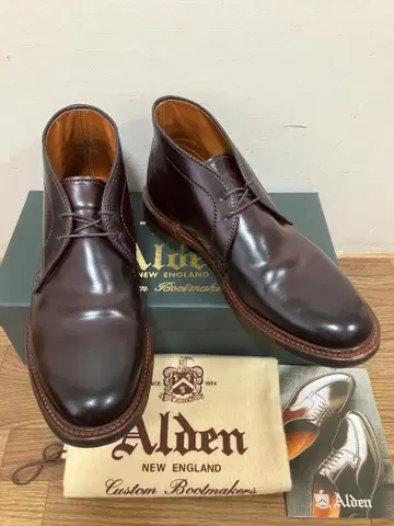 ALDEN 알든 코도반 D5706C 처카 부츠 7D