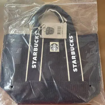 STARBUCKS 메쉬 토트백 네이비 대만