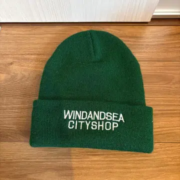 WINDANDSEA 니트 모자 다크 그린