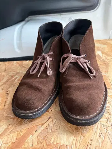 클락스 데저트 부츠 브라운 스웨이드 gb7.5 26 26.5cm