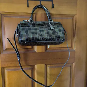 COCCIOFIORE 다크 그레이 2웨이 핸드백