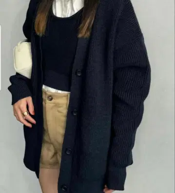 CLANE BUSTIER SET KNIT CARDIGAN