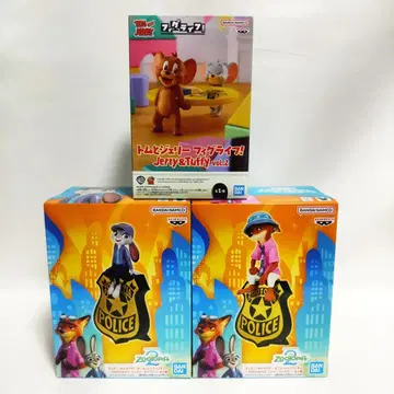 [ 미개봉 ] 주토피아 2 톰과 제리 피규어 3체 세트