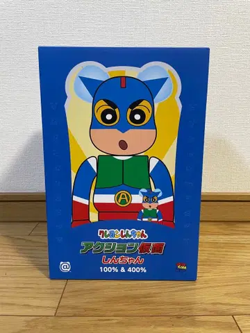 BE@RBRICK 액션 가면 신짱 100%&400%