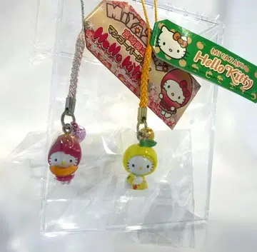 지역 한정 키티 2개 세트 히나타 여름 미야자키 망고 스트랩