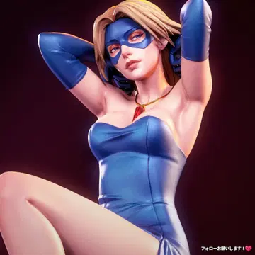 1/7 미도색 미조립 피규어 레진 키트 DISPATCH 만디