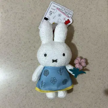 미피 마스코트 키체인 블루 miffy bloom