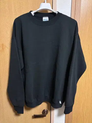 90's DISCUS ATHLETIC 블랙 맨투맨 Large