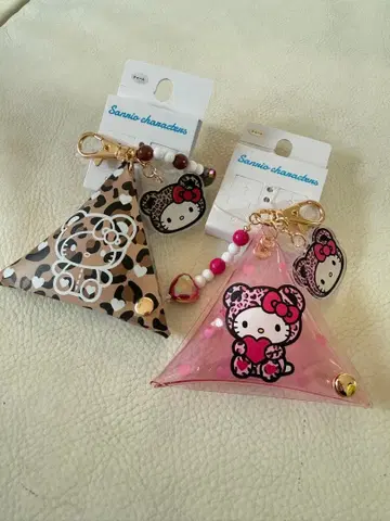 헬로키티 레오파드 무늬 스트랩 2개 세트 아베일