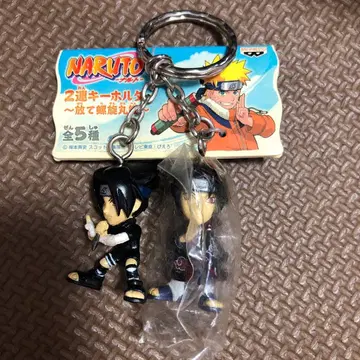 NARUTO 2연 키링 이타치&사스케