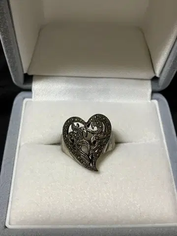 실버 빈티지 반지 마카사이트 11호