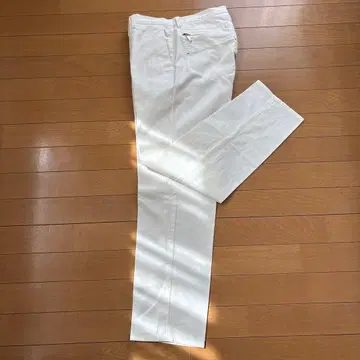 미사용 새상품! MAURIZIO BALDASSARI 화이트 슬랙스 48