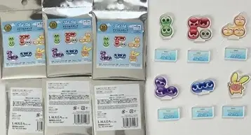 뿌요뿌요 35주년 아크릴 스탠드 전 6종 컴프 세트 다이소