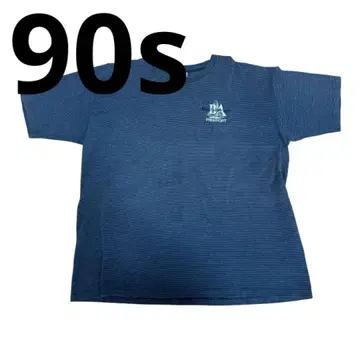 CalCru 반팔 보더 T셔츠 USA제 자수 칼크루 XXL 90s