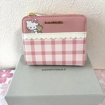 최신작 사만사 베가 [ 헬로키티 ] 콜라보 접이식 지갑