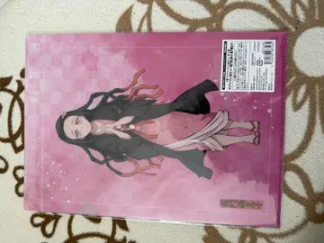 귀멸의 칼날 탄지로 네즈코 참 포함 피규어 세트 클리어 파일