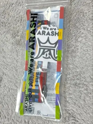 아라시 We are ARASHI 폰 탭 스트랩