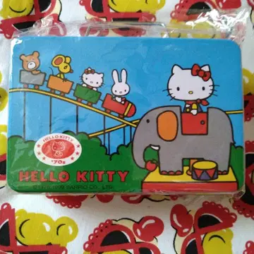 미개봉 산리오 70s 복각 미니 트렁크 캔 키티 1999년