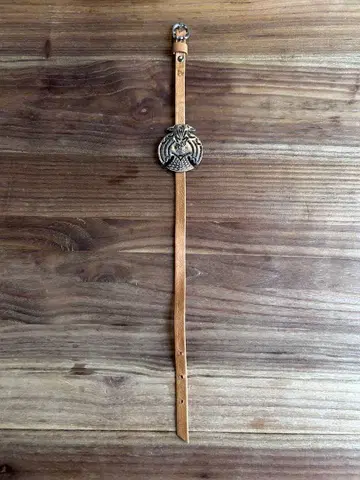 The 2 Bandits 가죽 팔찌