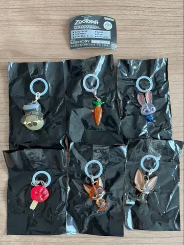 주토피아 메지루시 액세서리 Zootopia 전 6종 컴플리트 세트