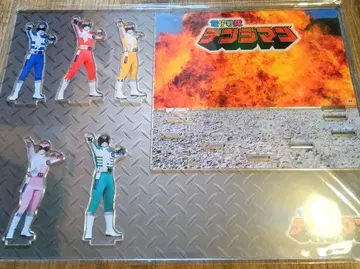 슈퍼전대 시리즈 전자전대 덴지맨 아크릴 디오라마 아크릴 스탠드