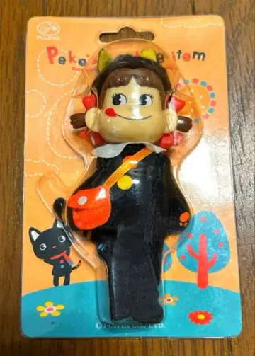 레어 희귀 미개봉 새상품 후지야 밀키 페코짱 검은 고양이 페코짱 피규어