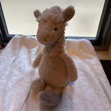 Jellycat 베이지 알파카 봉제 인형