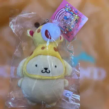 맛있어 동물 산리오 콜라보 기린 폼폼푸딩 마스코트 맛있어