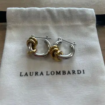 LAURA LOMBARDI 후프 귀걸이 실버/골드