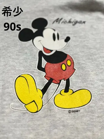 [레어/90s USA제] 미키 벨바신 후드티 MichiganL 상당