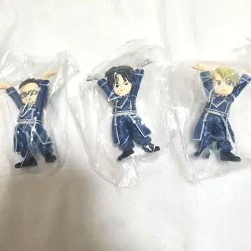 강철의 연금술사 펜꽂이 피규어 3개 묶음 판매