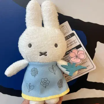 미피 마스코트 키체인 블루 miffy bloom