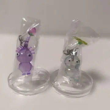 얼음 피크민 보라색 피크민 메지루시 액세서리 2 가챠 캡슐 토이