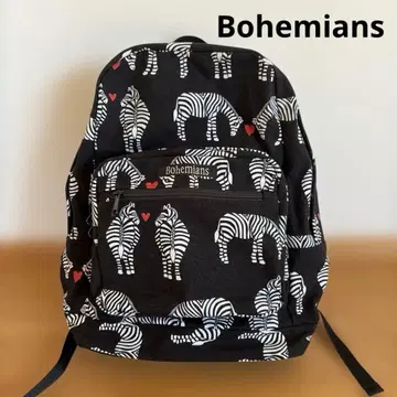[새상품급] 보헤미안즈 Bohemians 백팩 LOVE ZEBRA 블랙