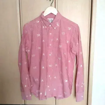 Studio D'Artisan 자수 버튼 다운 셔츠 M 사이즈