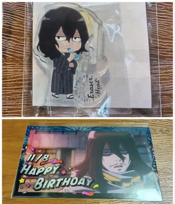 제비뽑기당 비질란테 아이자와 쇼타 이레이저 헤드 아크릴 스탠드 특전 세트