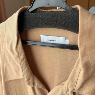 Graphpaper 베이지 긴팔 셔츠