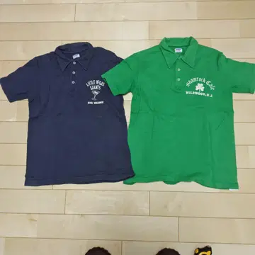 WAREHOUSE DUBBLEWORKS 피케 셔츠 2장 세트