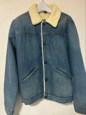 별주 Wrangler x BEAMS 데님 보아 자켓 L